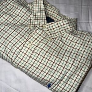 Ralph‎ Lauren Classic Fit Men's XXL Yellow Long Sleeve button down shirt